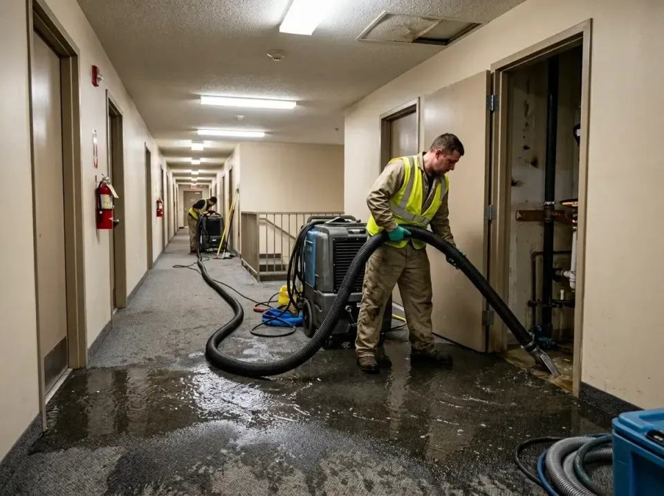 multi-unit-apartment-hallway-f-005 — frequently asked questions, Emergency Burst Pipe Water Extraction & Removal in Rapid Ci…